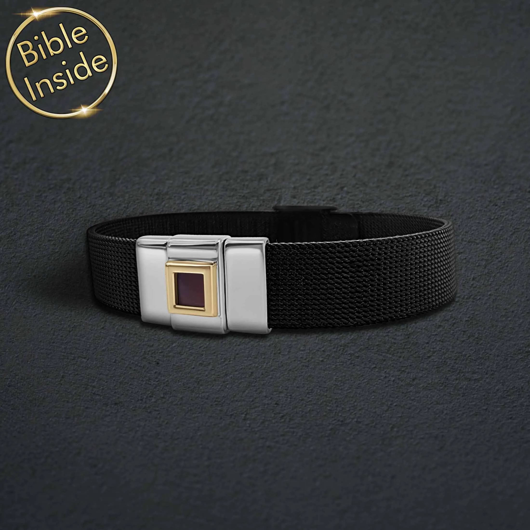 Men's Christian Bracelet with the Whole Bible - Noble Path Bracelet