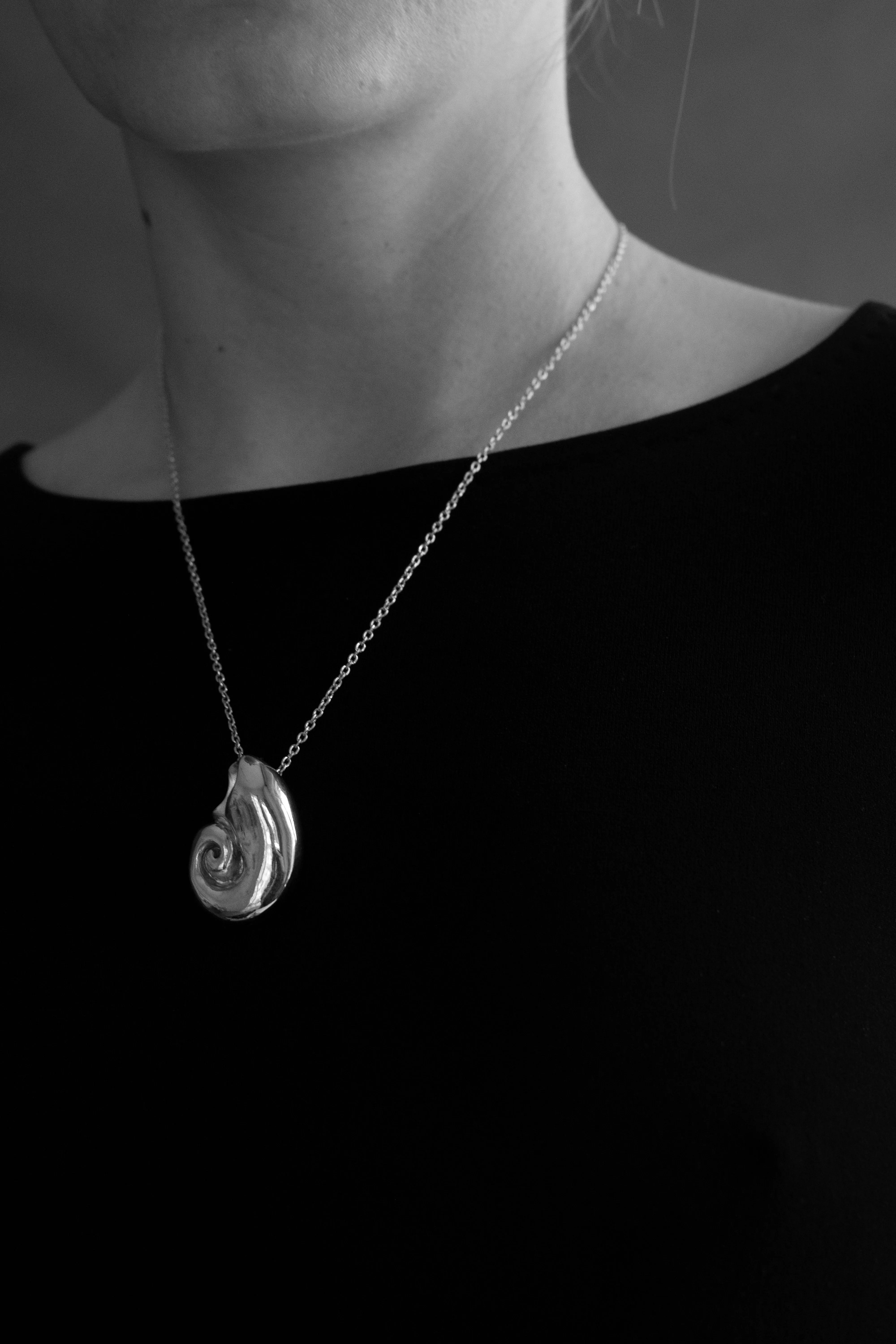 Mini Nautilus Pendant Necklace