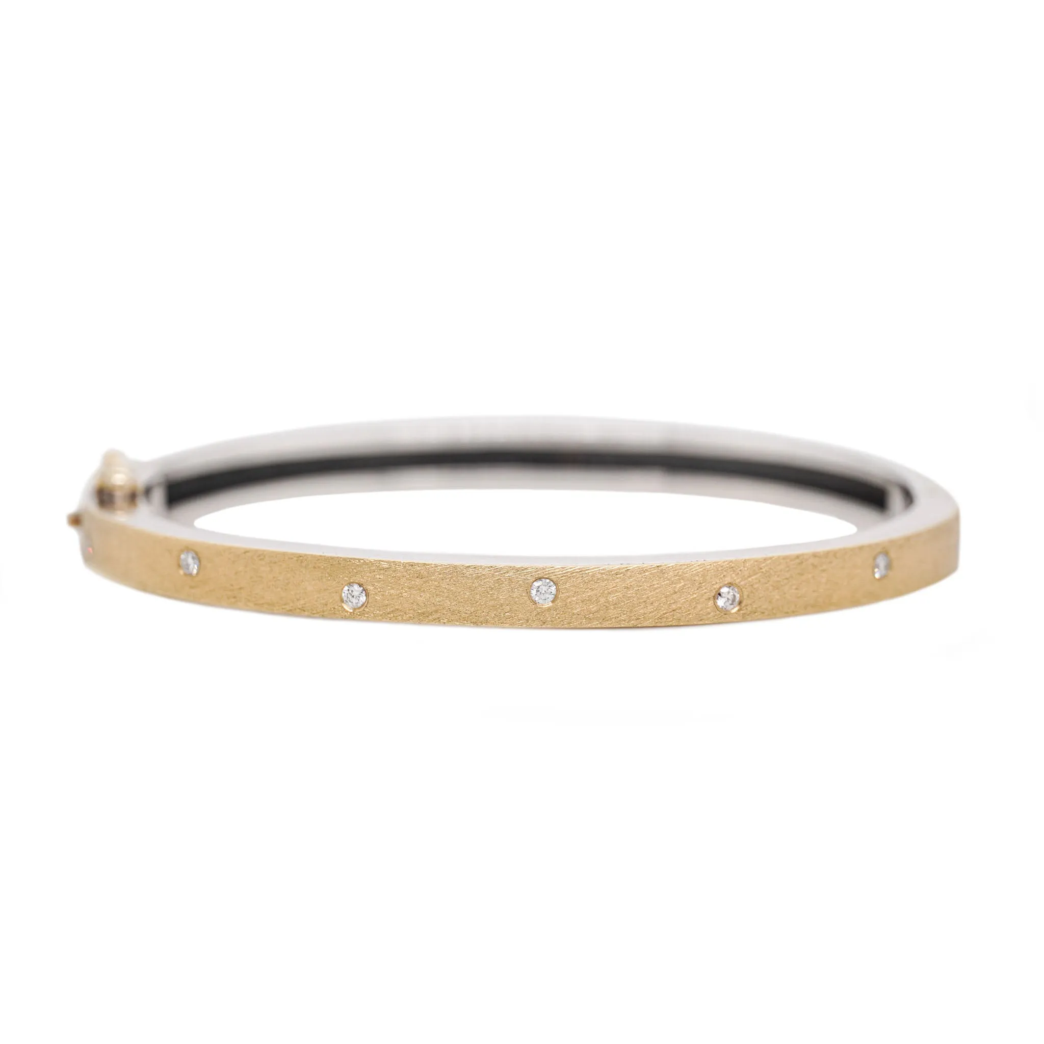 Mixed Metal Orly 4mm Bangle