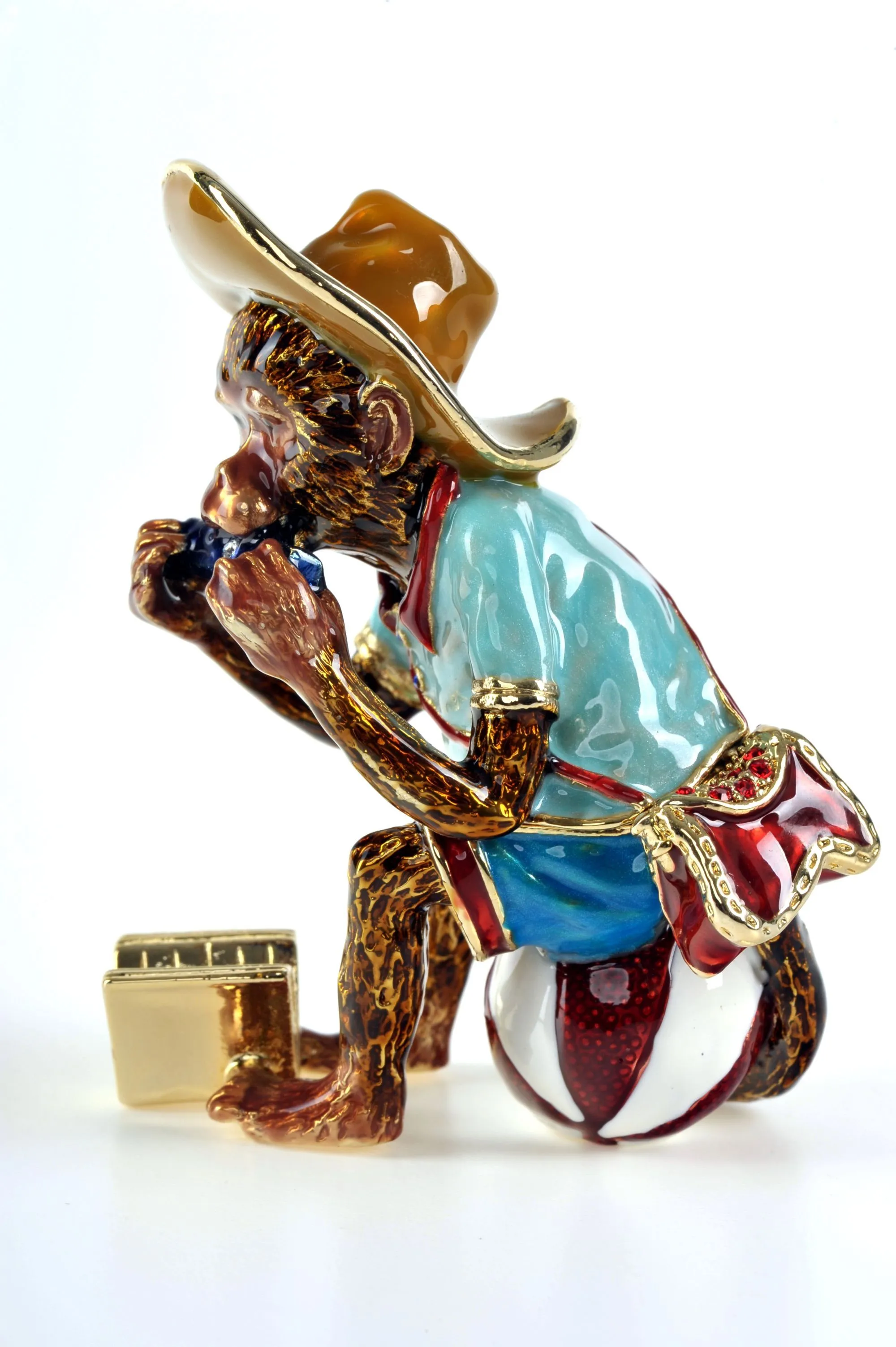 Monkey Playing the Harmonica