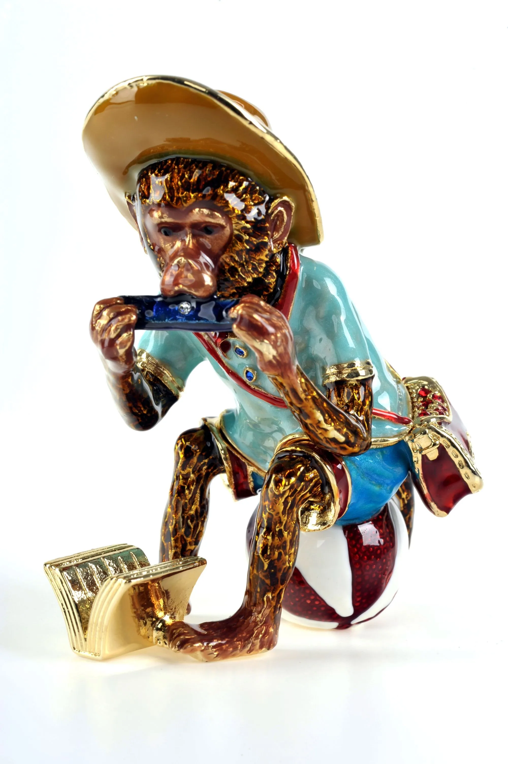 Monkey Playing the Harmonica