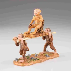 Monkeys Carrying Monkey King