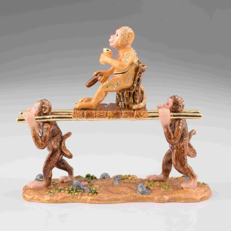 Monkeys Carrying Monkey King