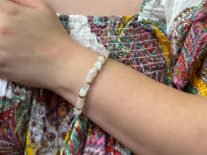 Moonstone Cubes Bracelet