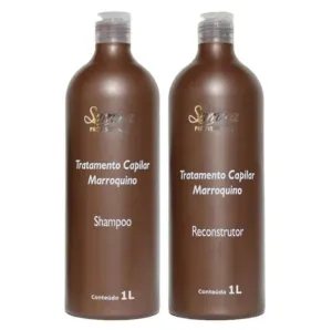 Moroccan Gold Progressive Brush Straightening Smoothing Kit 2x1L - Zahhara