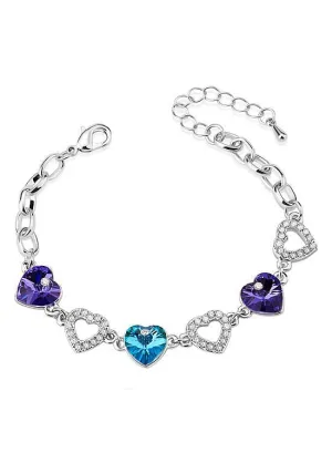 Multicolor Austria Crystal Hearts