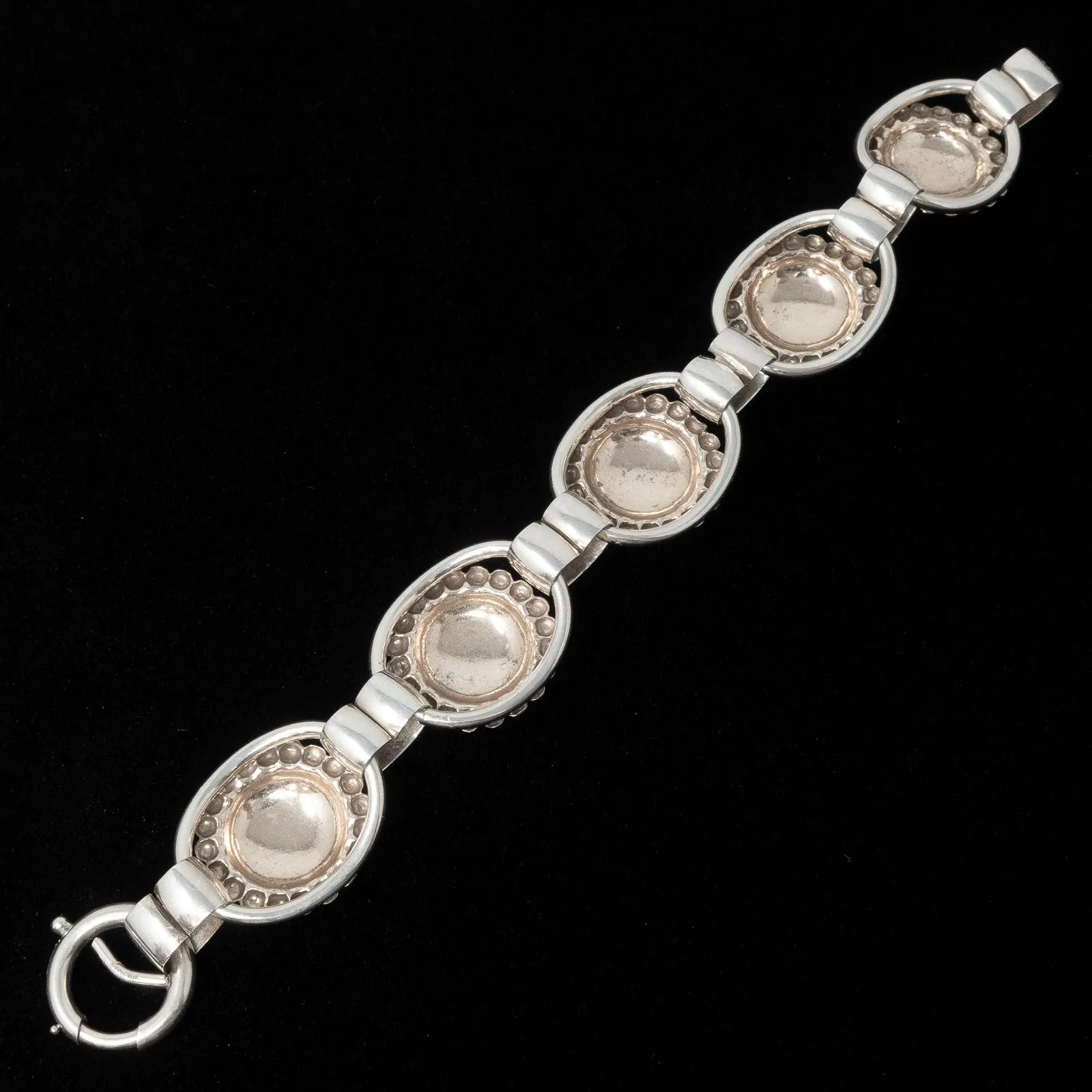 Napier Domed Sterling Silver Bracelet