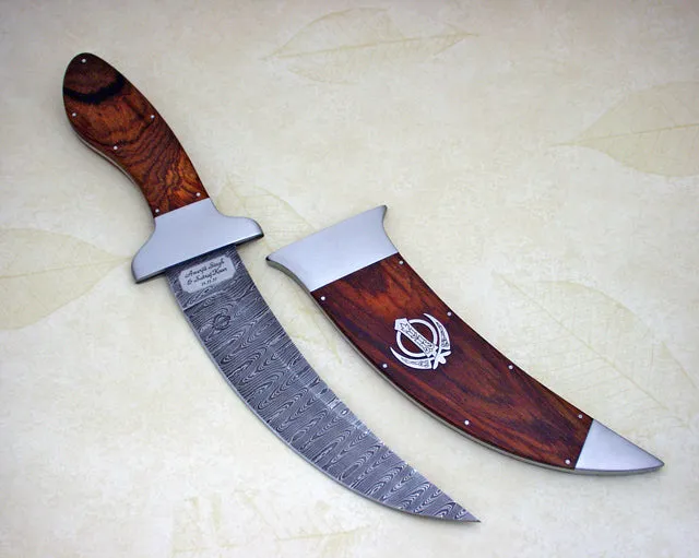 Natural cocobolo hardwood heavyweight Kirpans