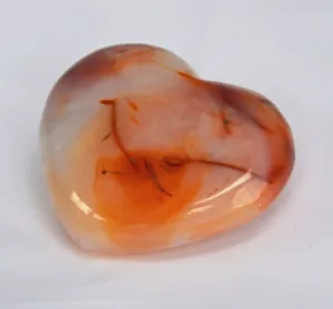 New Beginnings Healing Heart in Carnelian