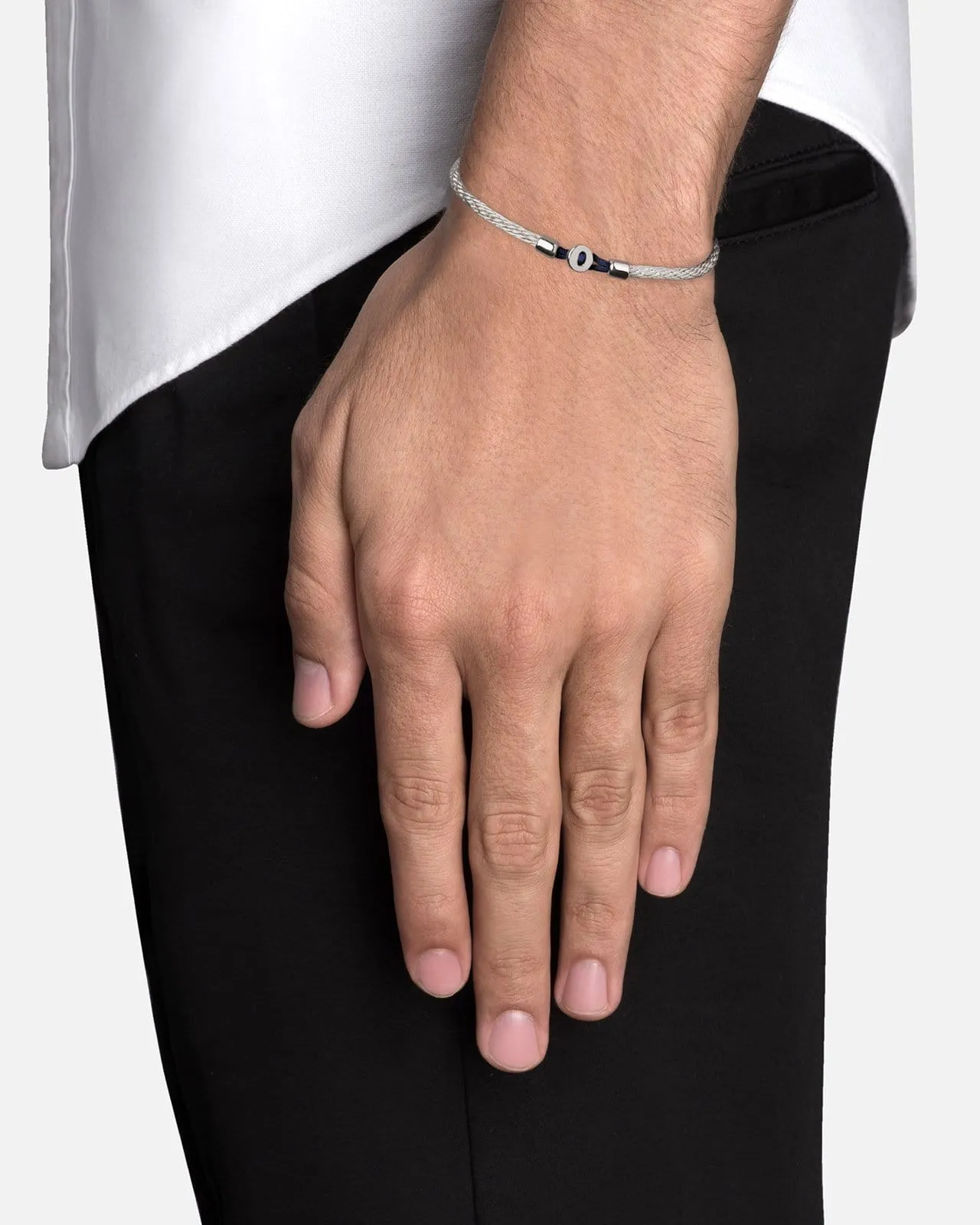 Nexus Cable Bracelet, Sterling Silver