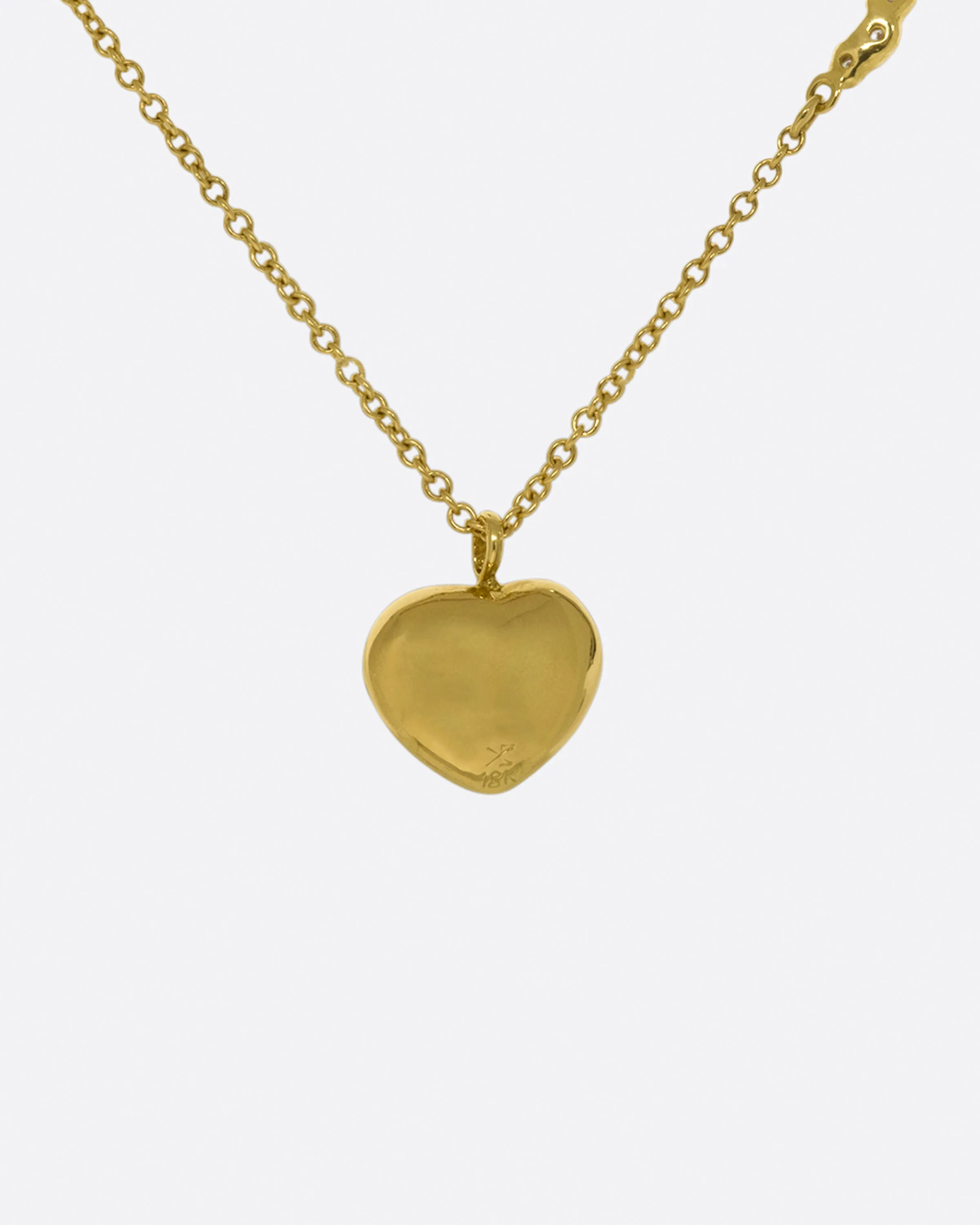 Noble Opal Heart Necklace