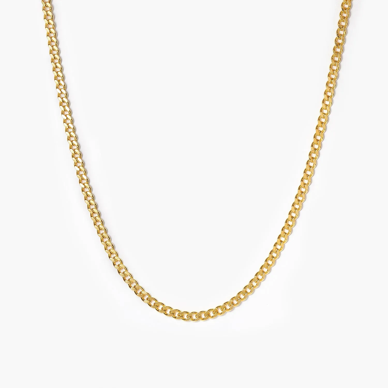 OI buckle Cuban Curb Chain Necklace