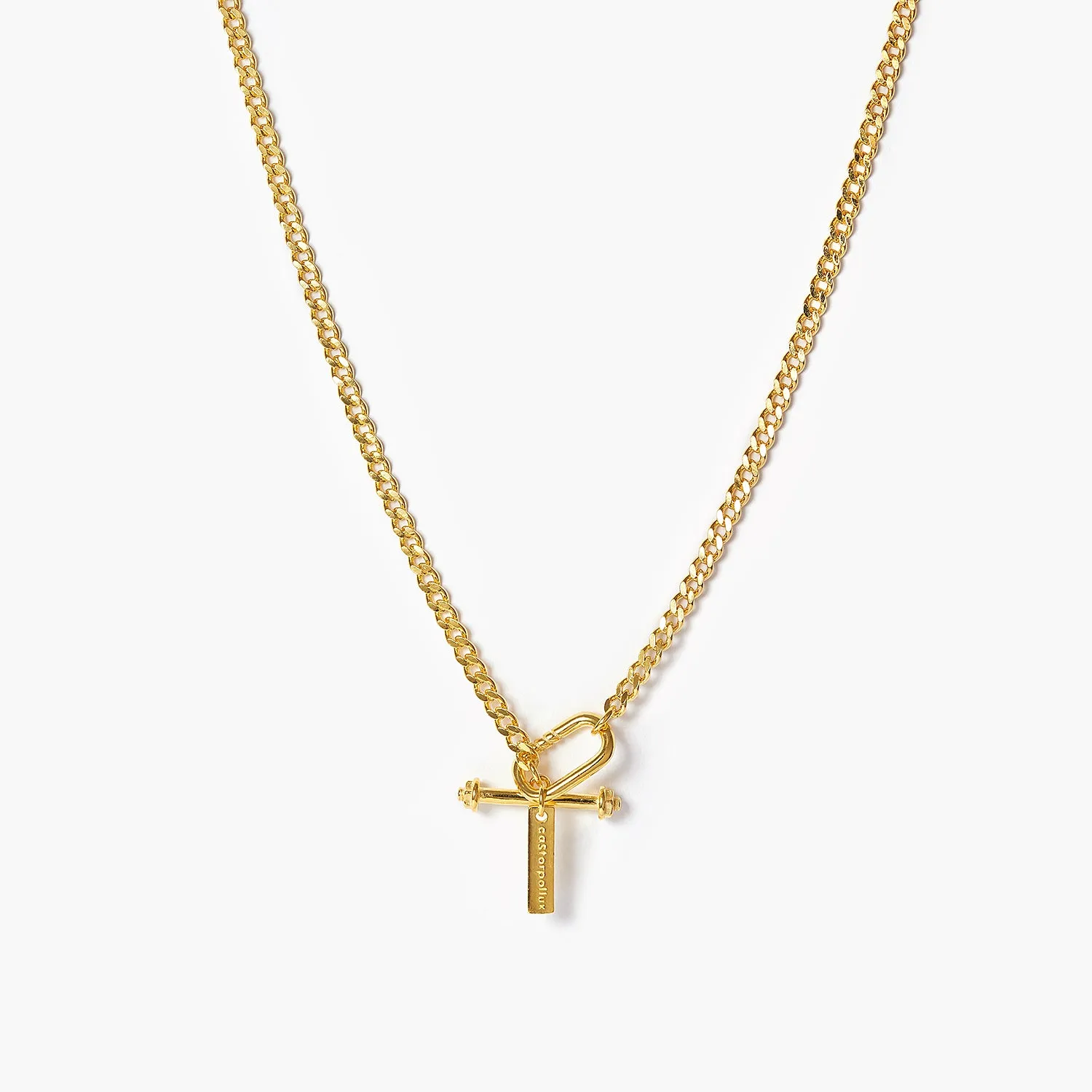 OI buckle Cuban Curb Chain Necklace