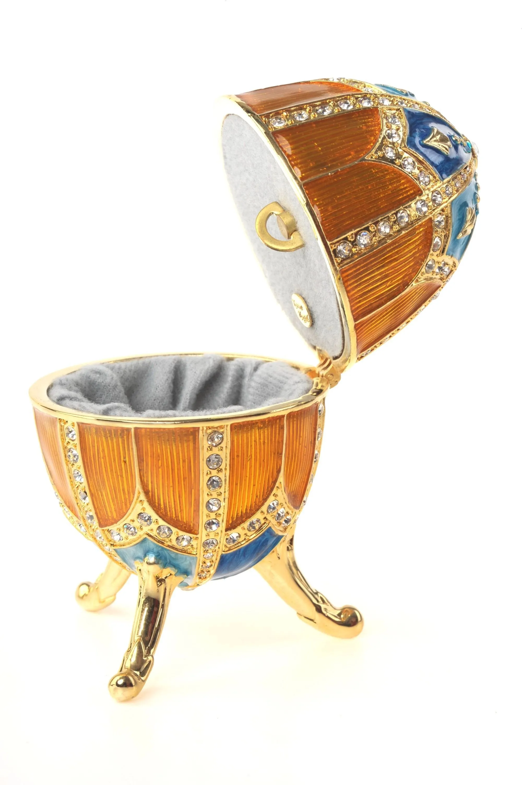 Orange & Blue Faberge Egg