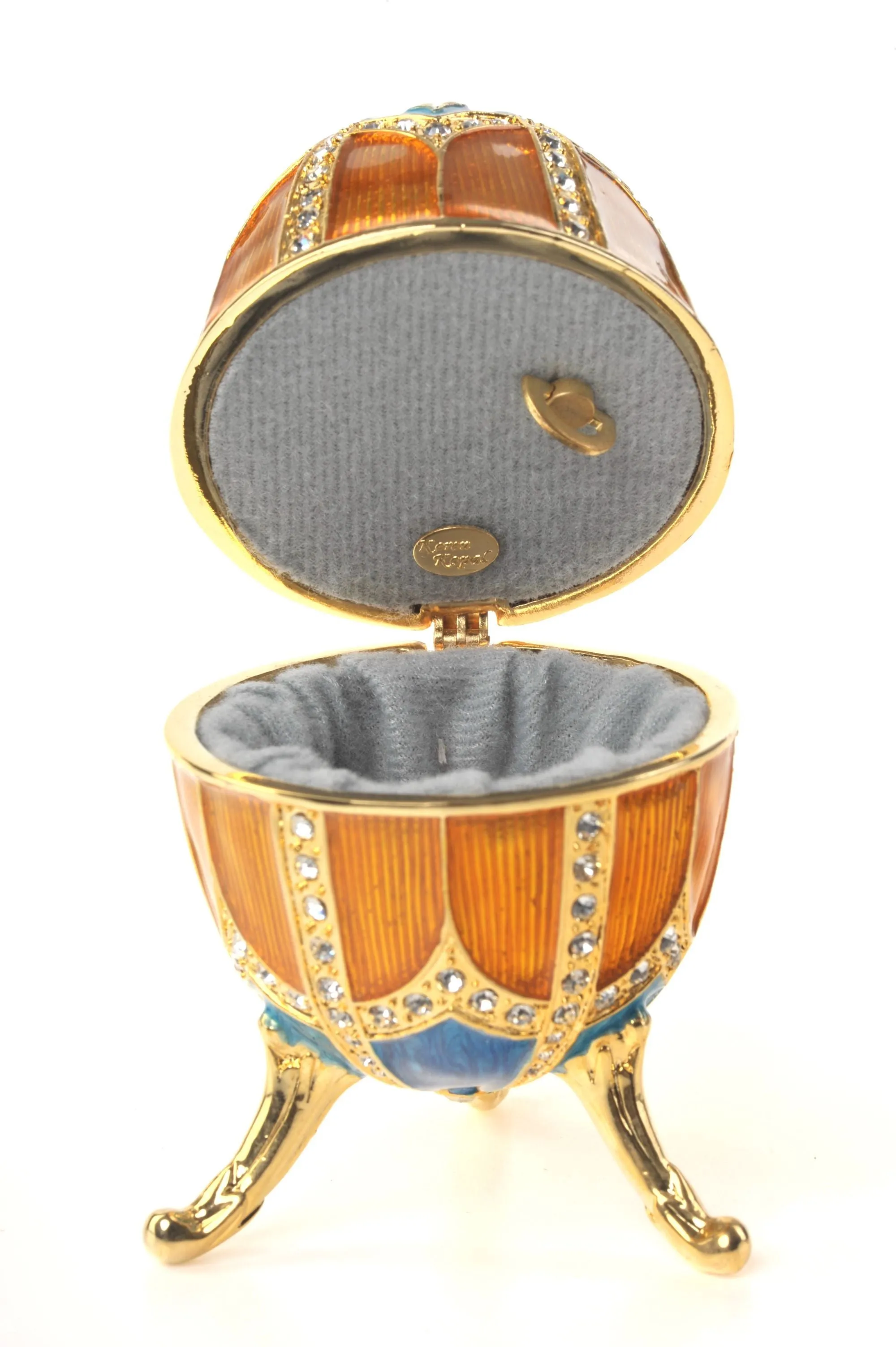 Orange & Blue Faberge Egg
