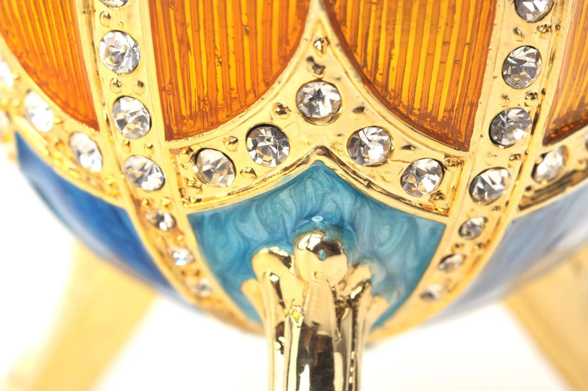 Orange & Blue Faberge Egg