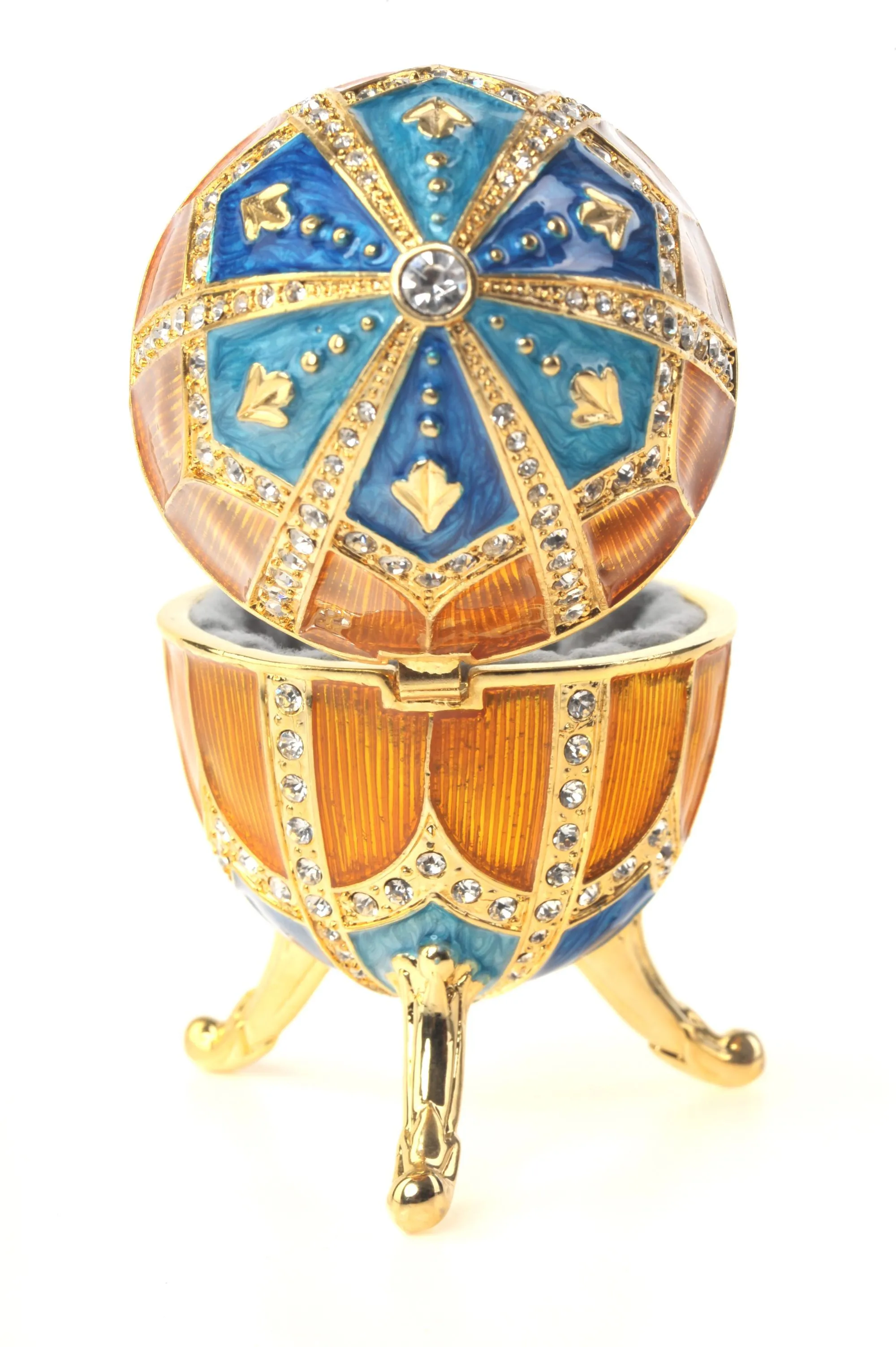 Orange & Blue Faberge Egg