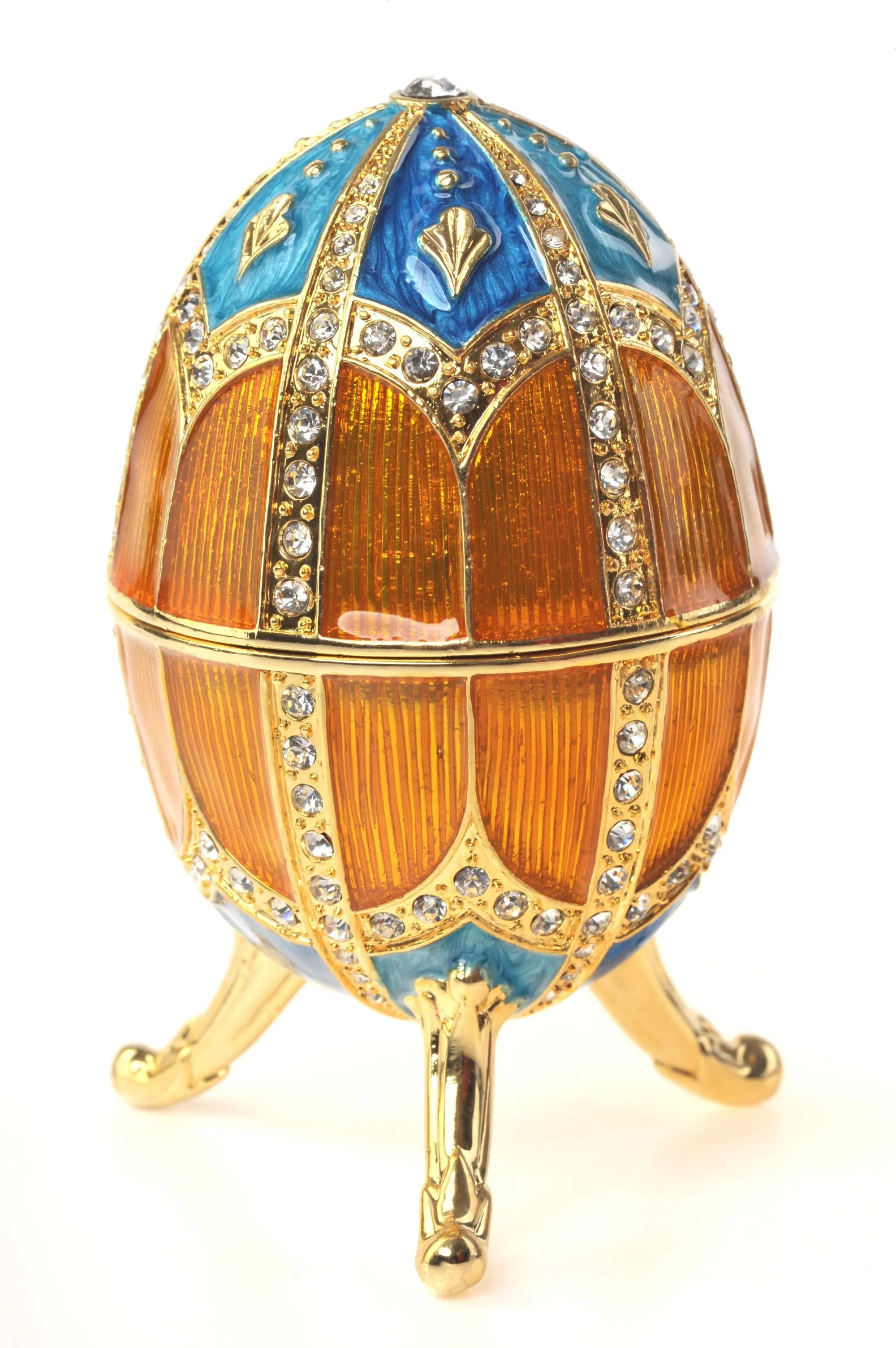 Orange & Blue Faberge Egg