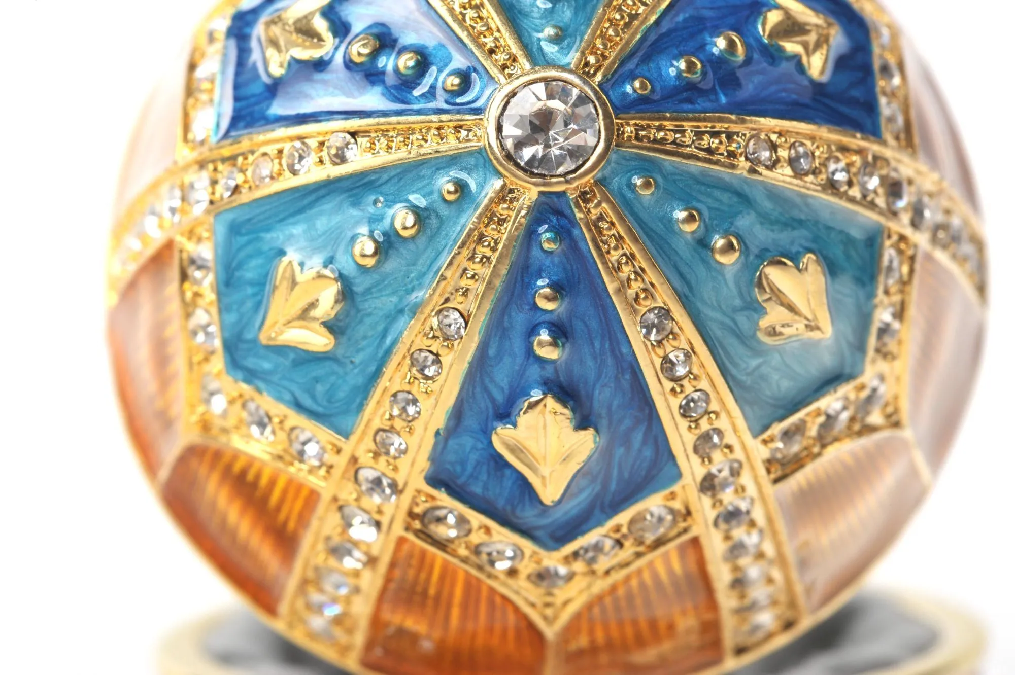 Orange & Blue Faberge Egg
