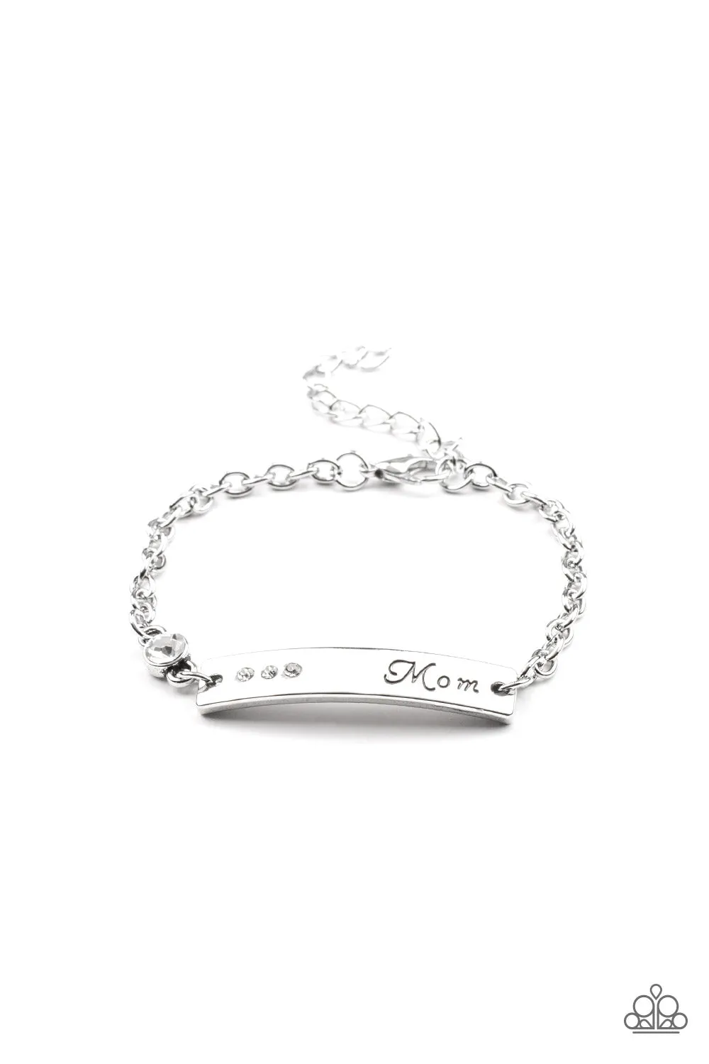 Paparazzi Mom Always Knows Bracelet White