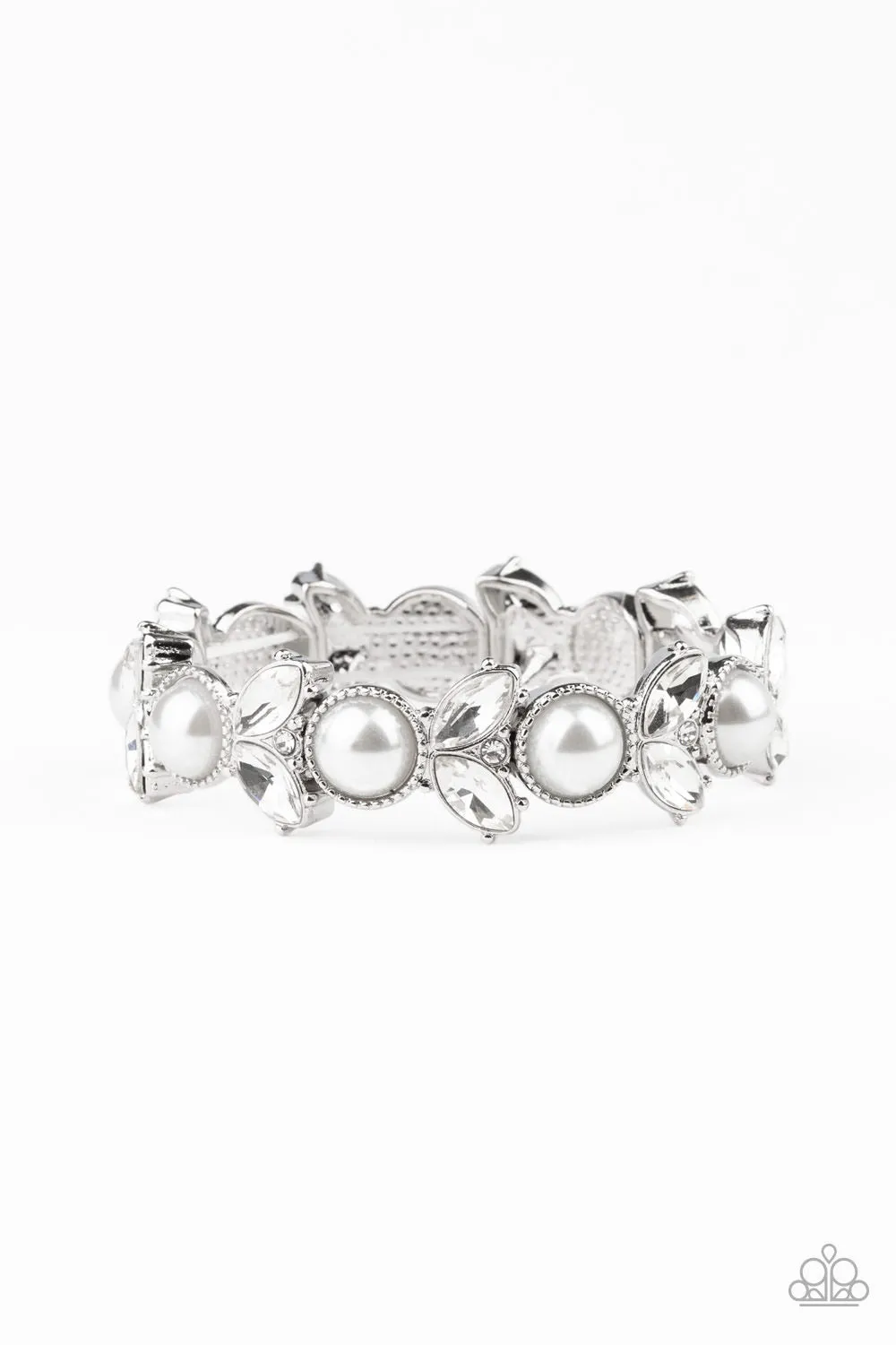 Paparazzi Opulent Oasis Bracelet White