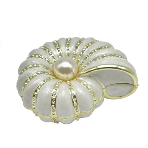 Pearl and Gold Sea Shell