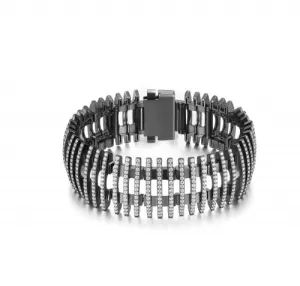 Pianegonda Sterling Silver Dorifora with White Zircons Bracelet - PDO19
