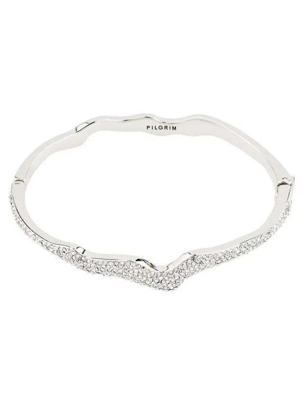 PILGRIM Connect Wavy Crystal Bracelet