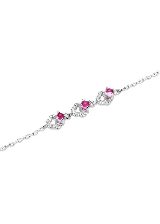 Pink Crystal Bracelet