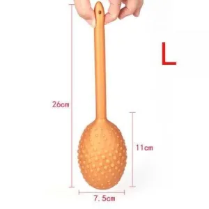 Plug Anal Silicone Perle bâton Gold L