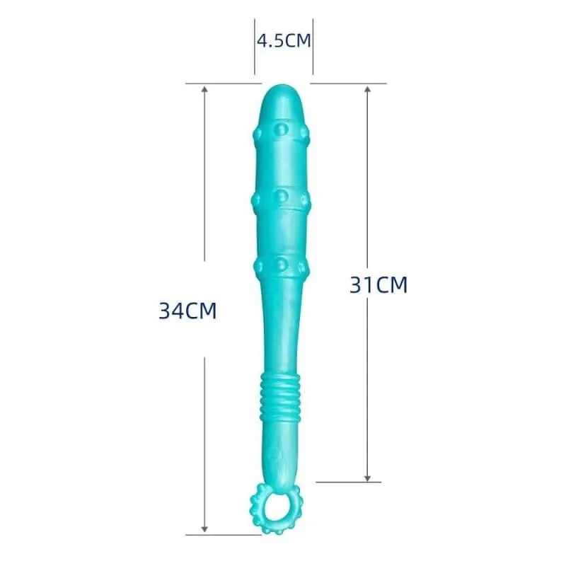 Plug Anal Silicone Set pearly gold et green