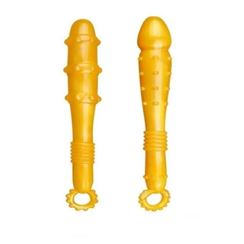 Plug Anal Silicone Set pearly gold