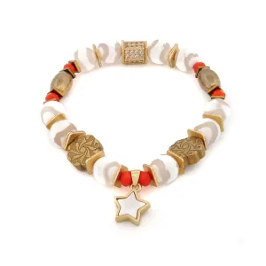 Radiant Harmony Star Beaded Bracelet