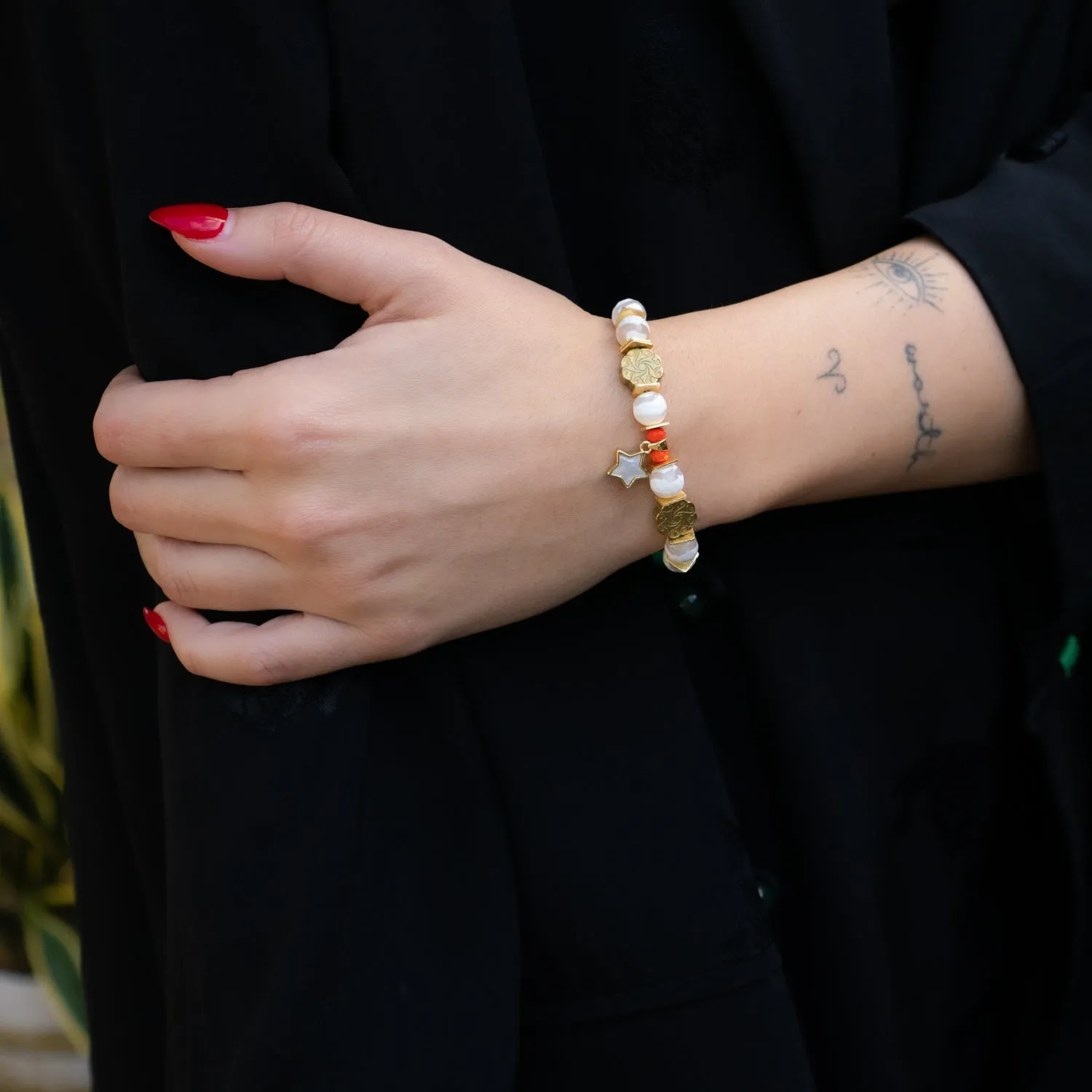 Radiant Harmony Star Beaded Bracelet