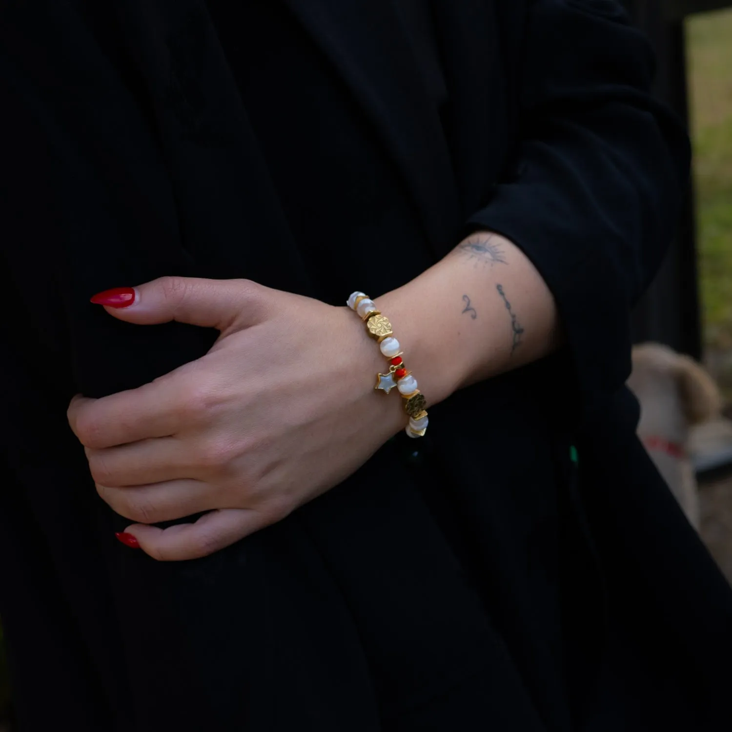 Radiant Harmony Star Beaded Bracelet
