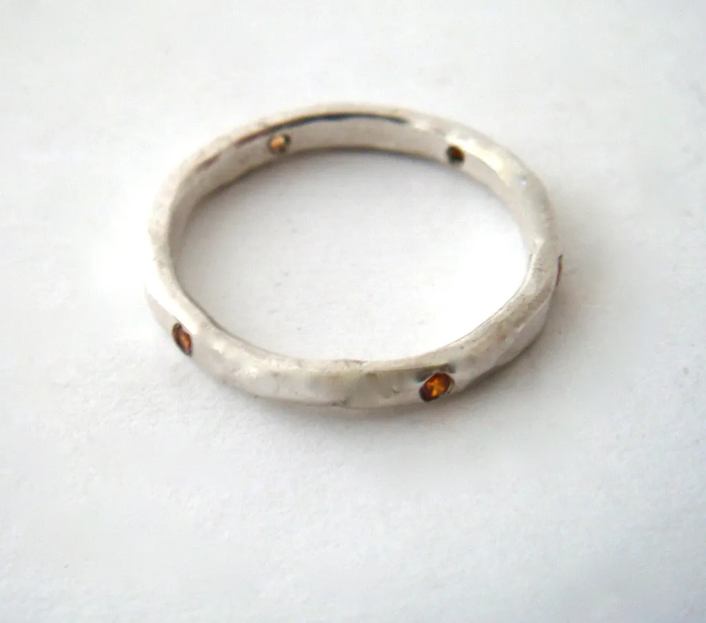 ring / band 2MM   gemstones