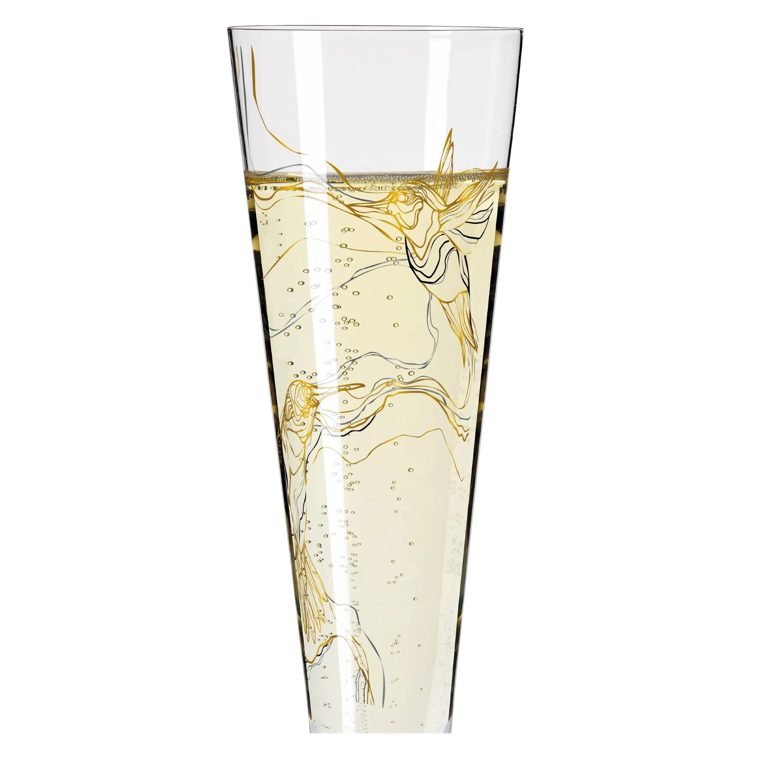 Ritzenhoff Gold Night Champagne Glass Benzoni 200ml 1078278