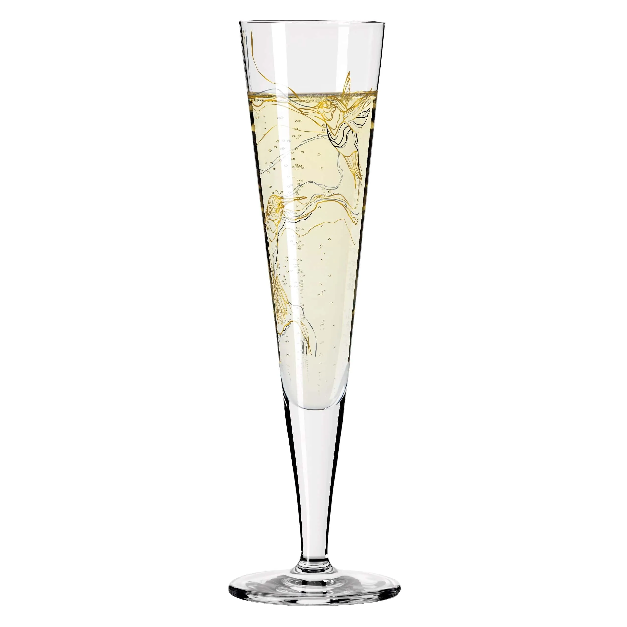 Ritzenhoff Gold Night Champagne Glass Benzoni 200ml 1078278