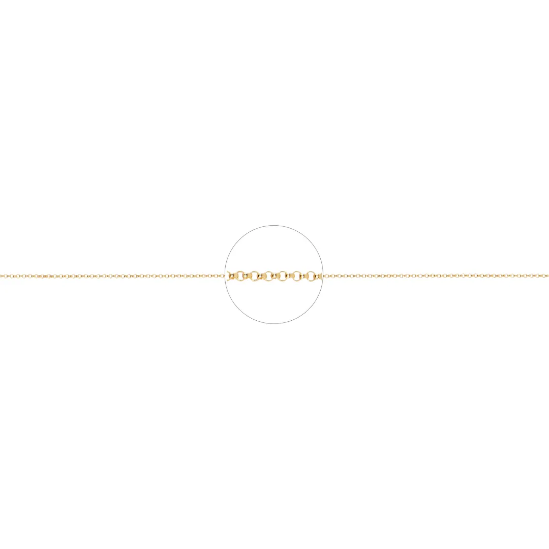 Round Rolo Chain - Gold