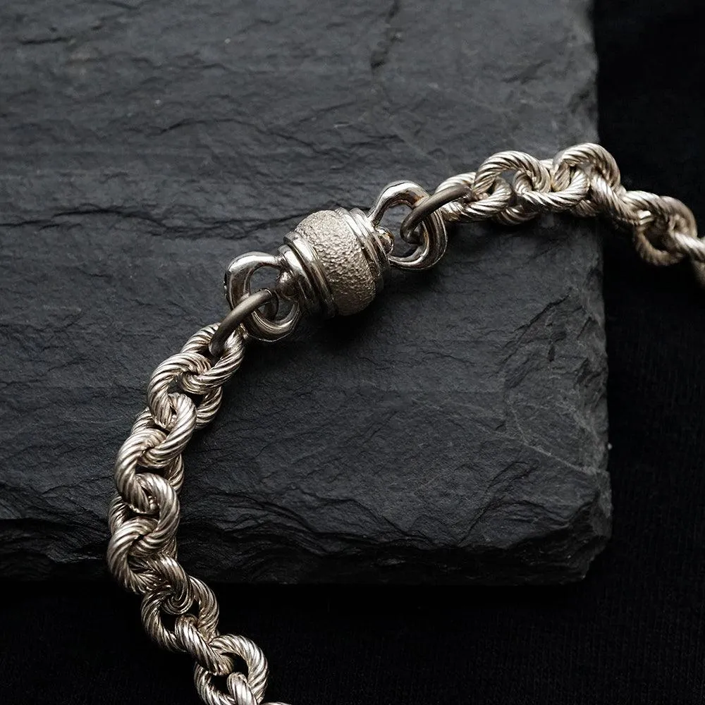 Sailor Cable Twist Bracelet in Sterling Silver