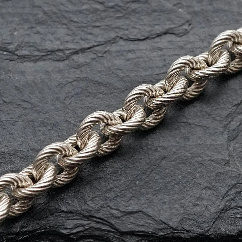 Sailor Cable Twist Bracelet in Sterling Silver