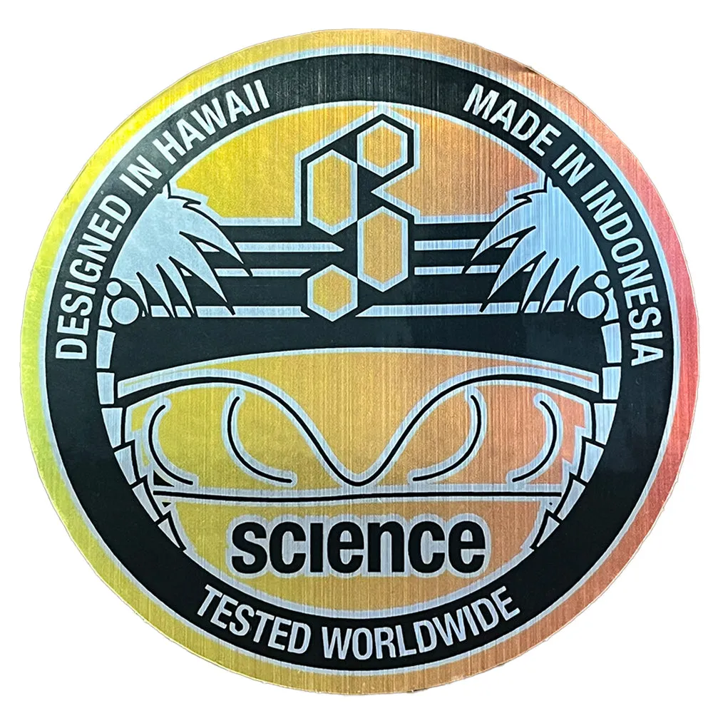 SCIENCE HAWAII STICKER  - 13CM