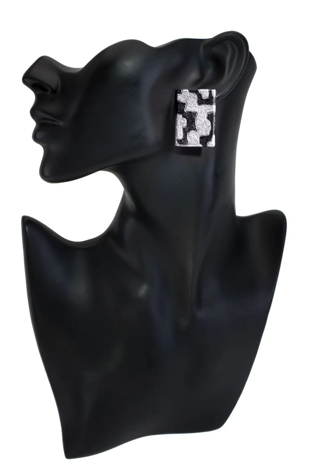 Silver Crossroad Earrings