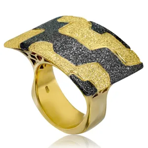 Silver Crossroad Ring