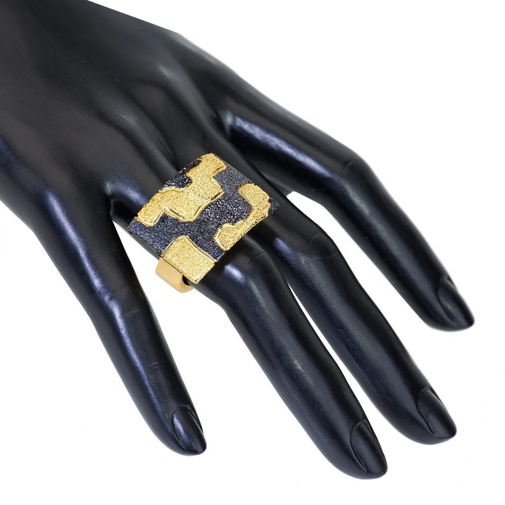 Silver Crossroad Ring