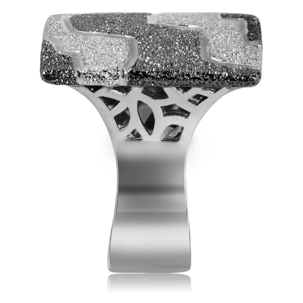 Silver Crossroad Ring