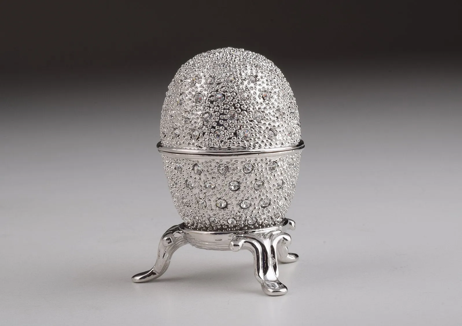 Silver Faberge Egg