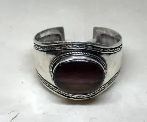 Silver Fluorite Bracelet