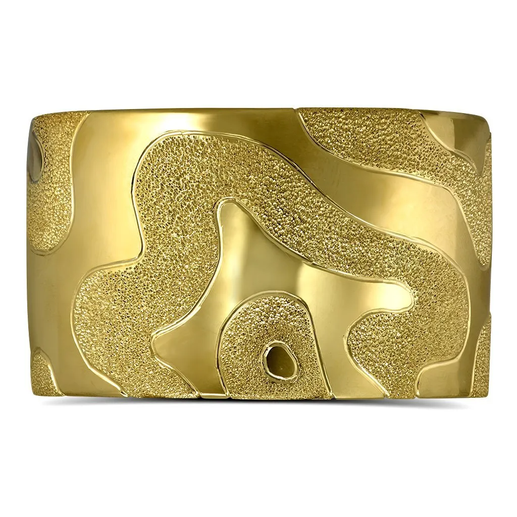 Silver Glossy Cora Cuff Bracelet