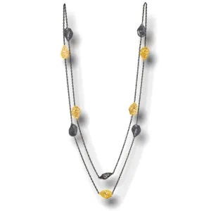 Silver Meteorite Necklace